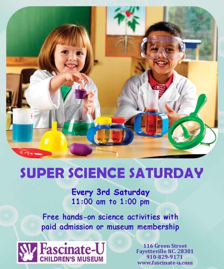 Super Science Saturday Cool Spring Downtown District