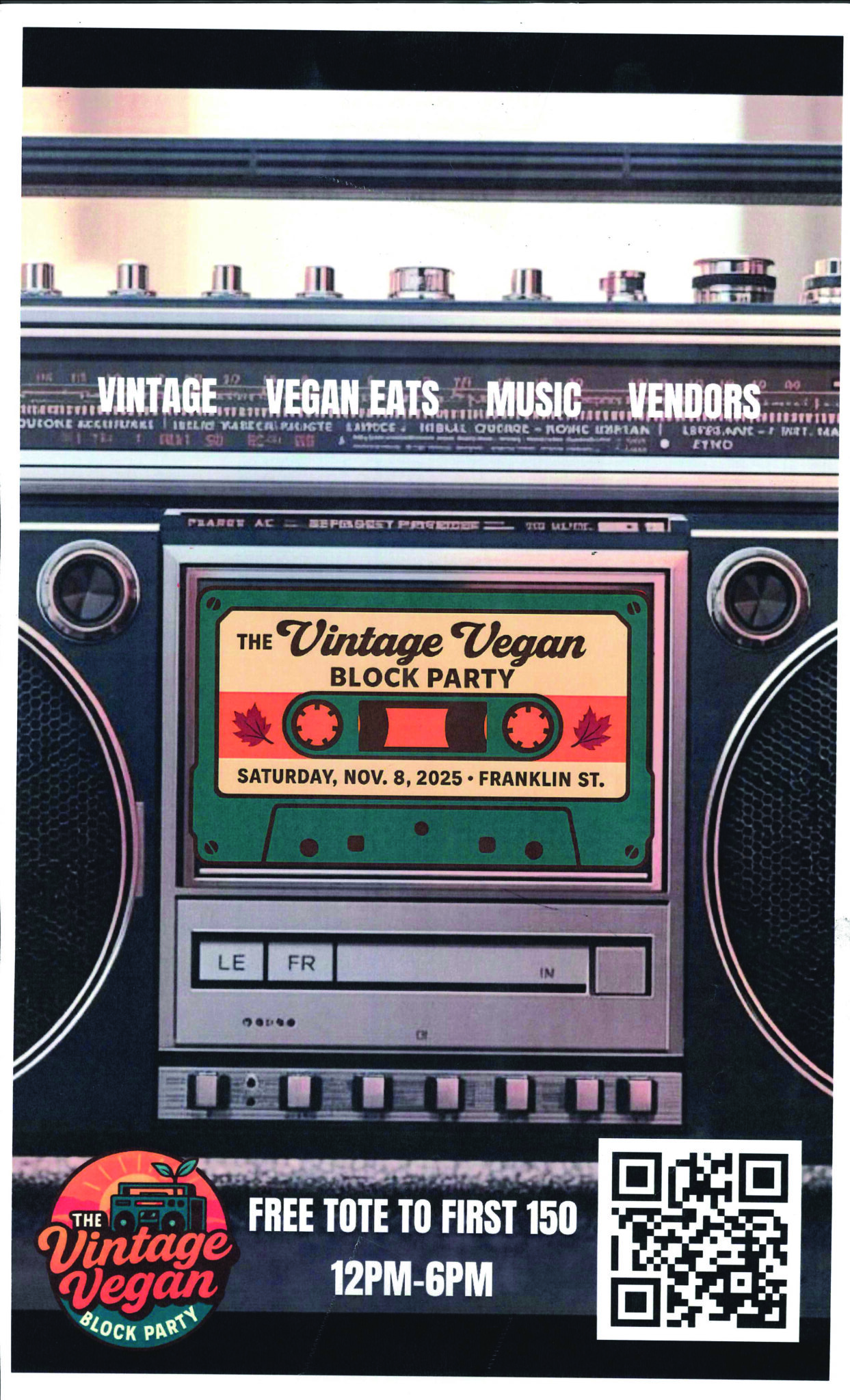 The Vintage Vegan Block Party - Cool Spring Downtown District