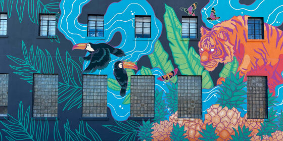 Old Street Oasis Mural, 124 Anderson Stree